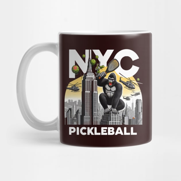 NYC New York Pickleball King Kong ESB Design by Battlefoxx Living Earth